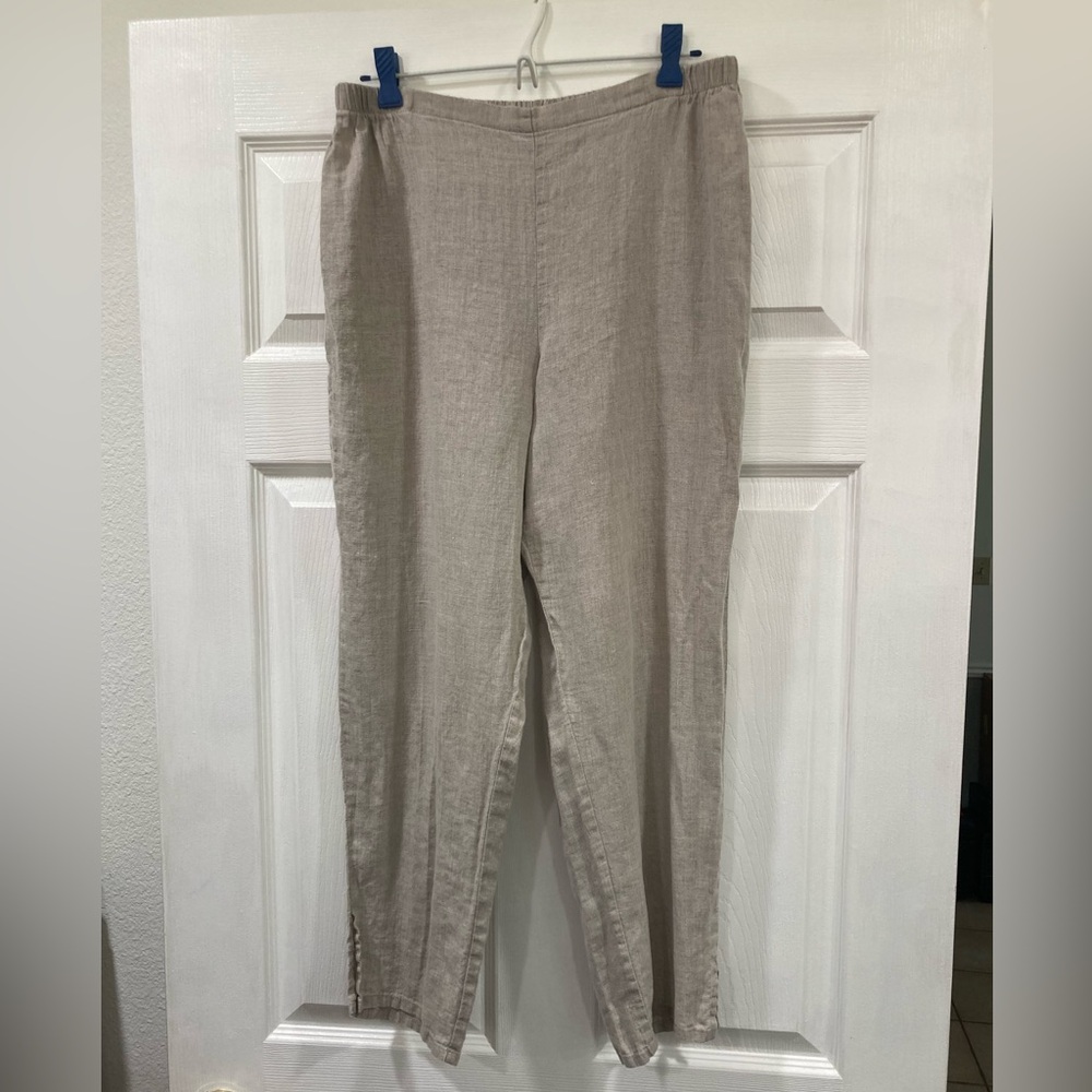 FLAX LINEN Sz S - Picture 2 of 4